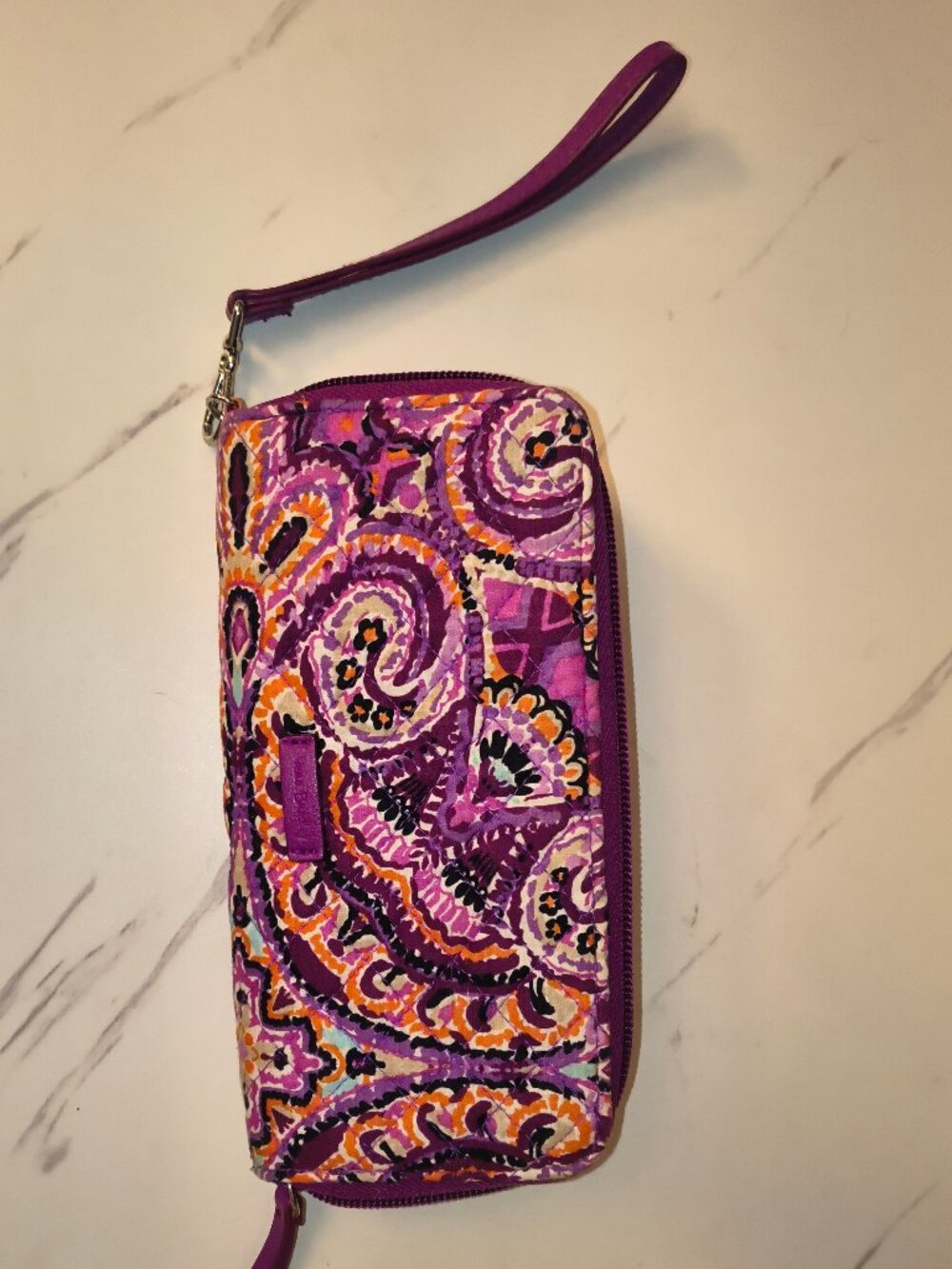 Vera Bradley Dream Tapestry Zip Around Wallet Wristlet